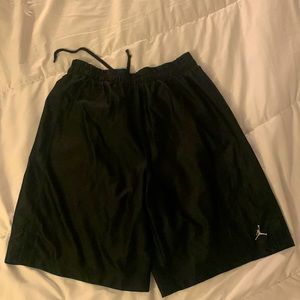 Black Jordan shorts good condition no pockets size XL